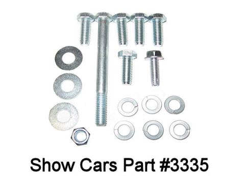 62-65 Alternator bracket bolt kit | Show Cars | 308-409 Chevy Parts